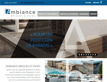 Tablet Screenshot of ambiancebp.com